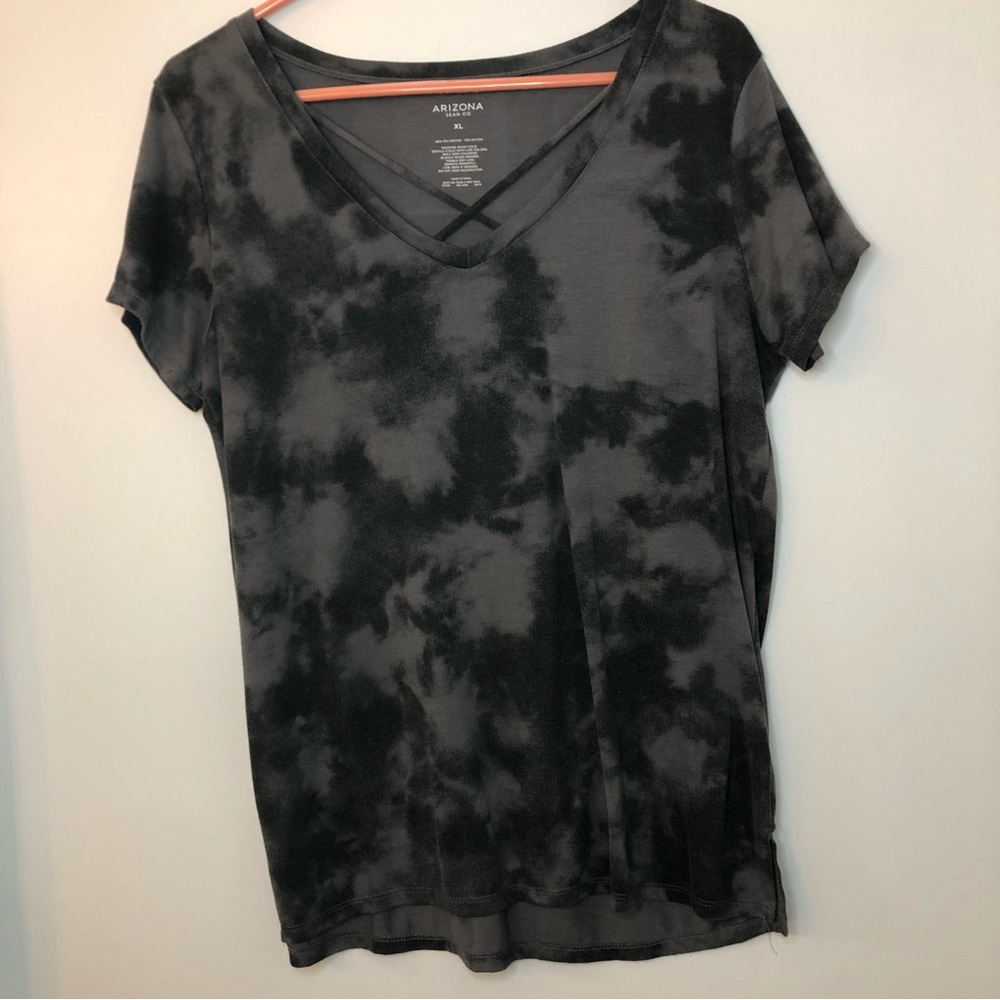 Black tie dye Arizona shirt